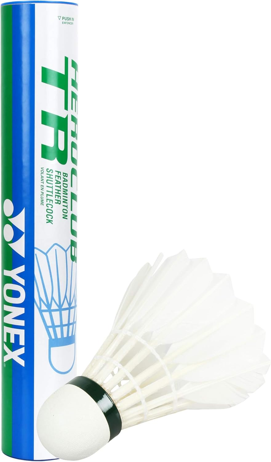 Yonex Aeroclub Tr Badminton Feather Shuttlecock, (White)
