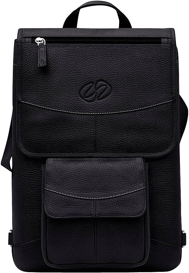 MacCase 13" Premium Leather MacBook Pro Case - Black Flight Jacket