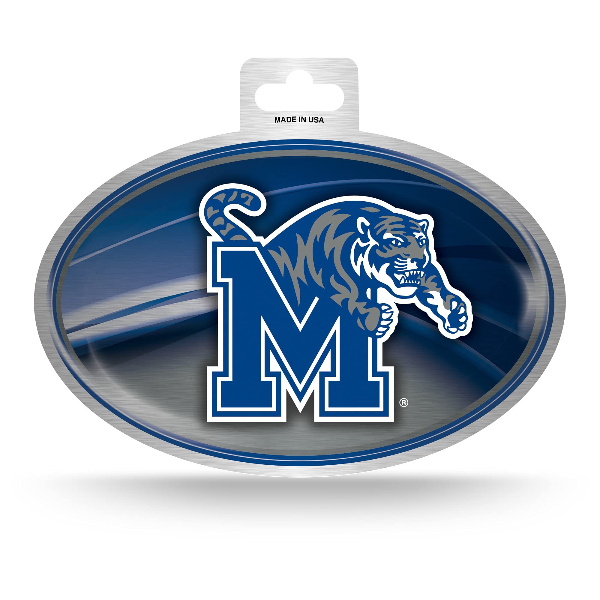 Rico Industries NCAA Memphis Tigers Metallic Team Logo Sticker