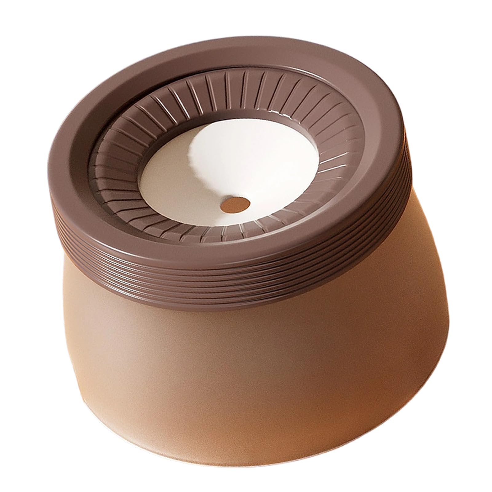 Distributeur de boisson anti-déversement pour animaux à poils longs, design stable vert bleu