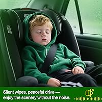 Vista 6 de Plumillas de limpiaparabrisas para repuesto de piezas originales del equipo, para uso todo el año, 20 pulgadas + 18 pulgadas (2 unidades)