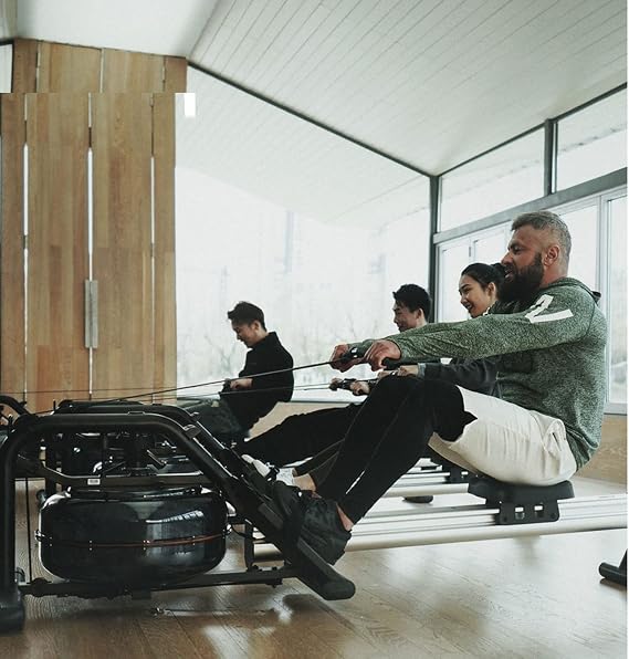 Rowing Machines for Home Indoor Sports Water Resistance Rowing Machine Household Aerobic Fitness Equipment Trainer