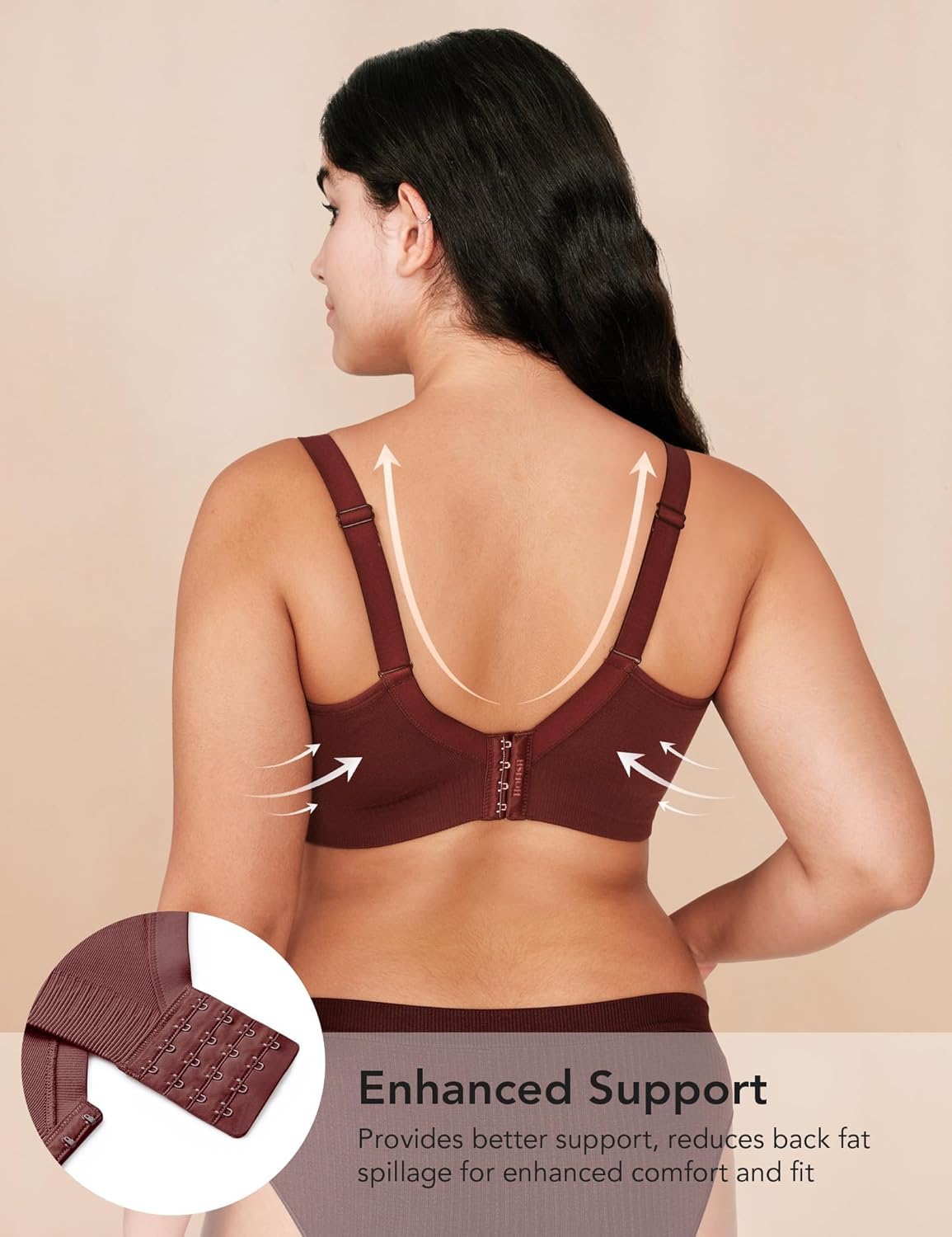 Pumping Bra Hands Free Seamless Comfort PatentedClasps Nursing and Pumping Bra in One Breast Pump Bra All Day Wear - Image 4