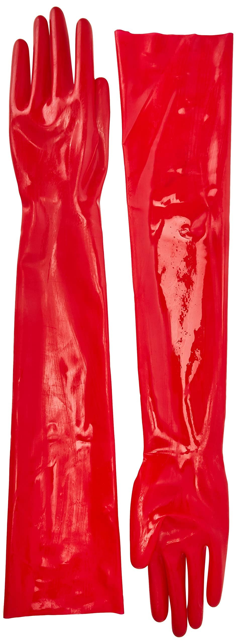 The Latex Collection Damen 29001493031 The Latex Collection Latex Handschuhe Rot Medium, Rot (Rosso 001), Einheitsgröße (Herstellergröße: Medium) EU Fashion