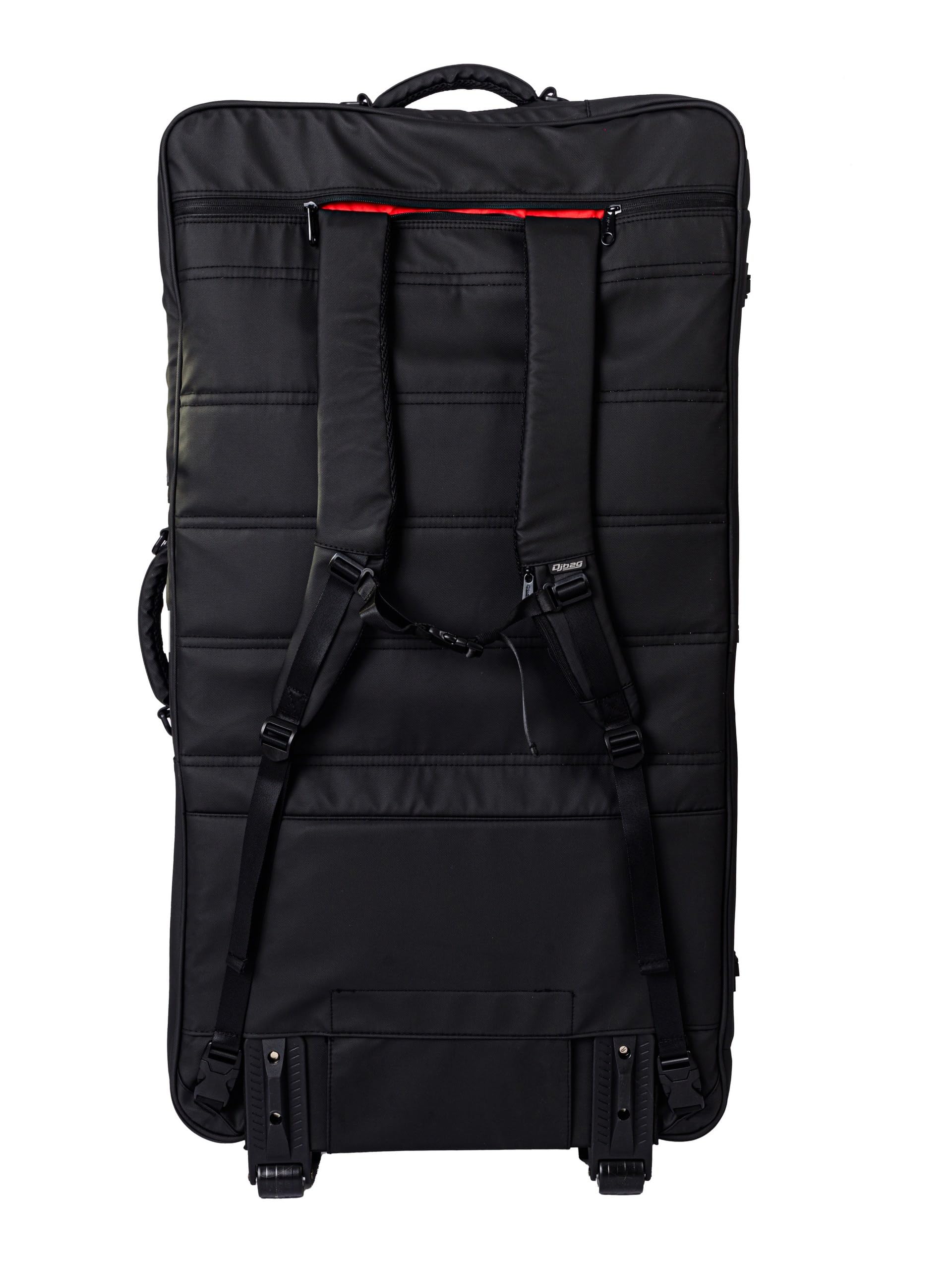 DJBAG-K-LARGESTSE, Schwarz, Extra großer Koffer mit Rollen für DJ-Controller