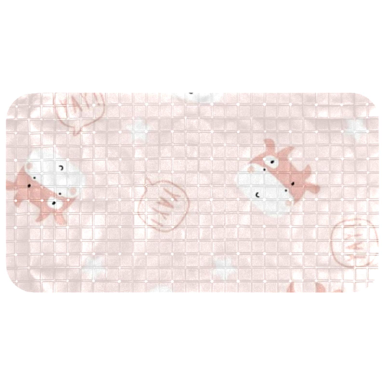 Tapis de bain anti glissade long lavable en machine