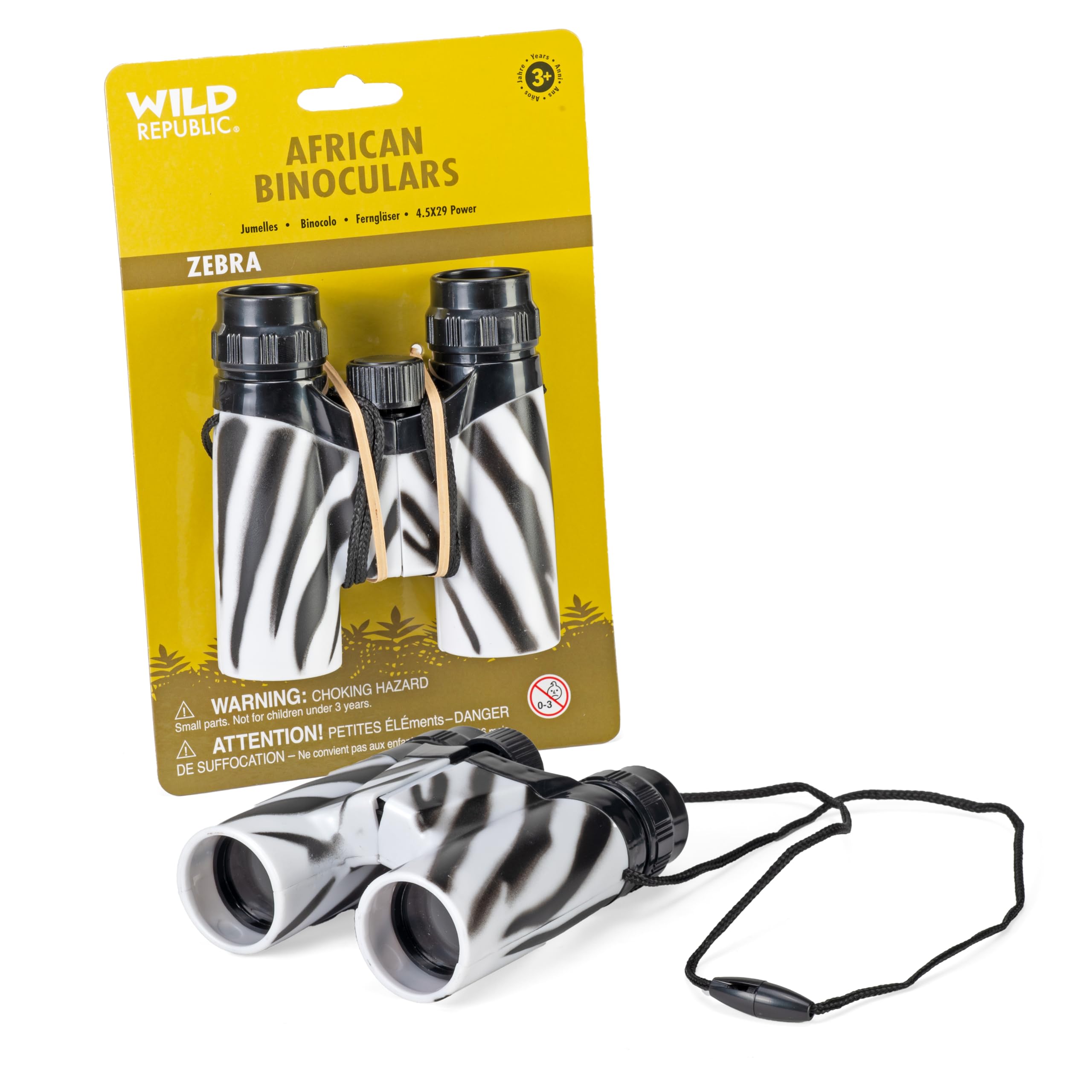 Wild Republic Wild Print Binoculars Zebra Print