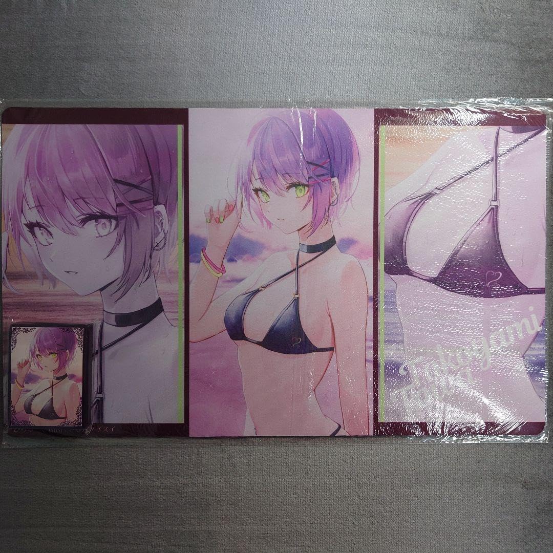 ホロライブ 常闇トワ 水着 スリーブ プレイマット セット【shir】