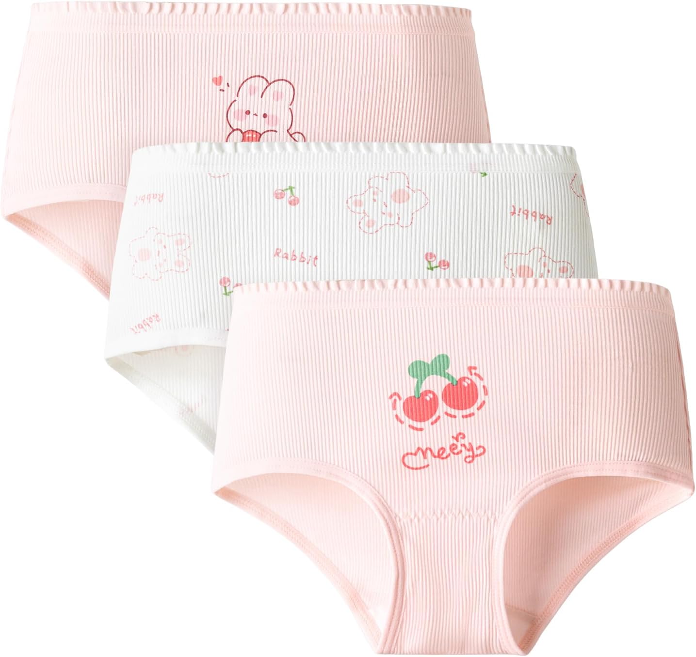 Balabala Girls Underwear Pack Cotton Toddler Girls Panties Cute Comfortable Little Girl Underwear Soft Breathable Panties
