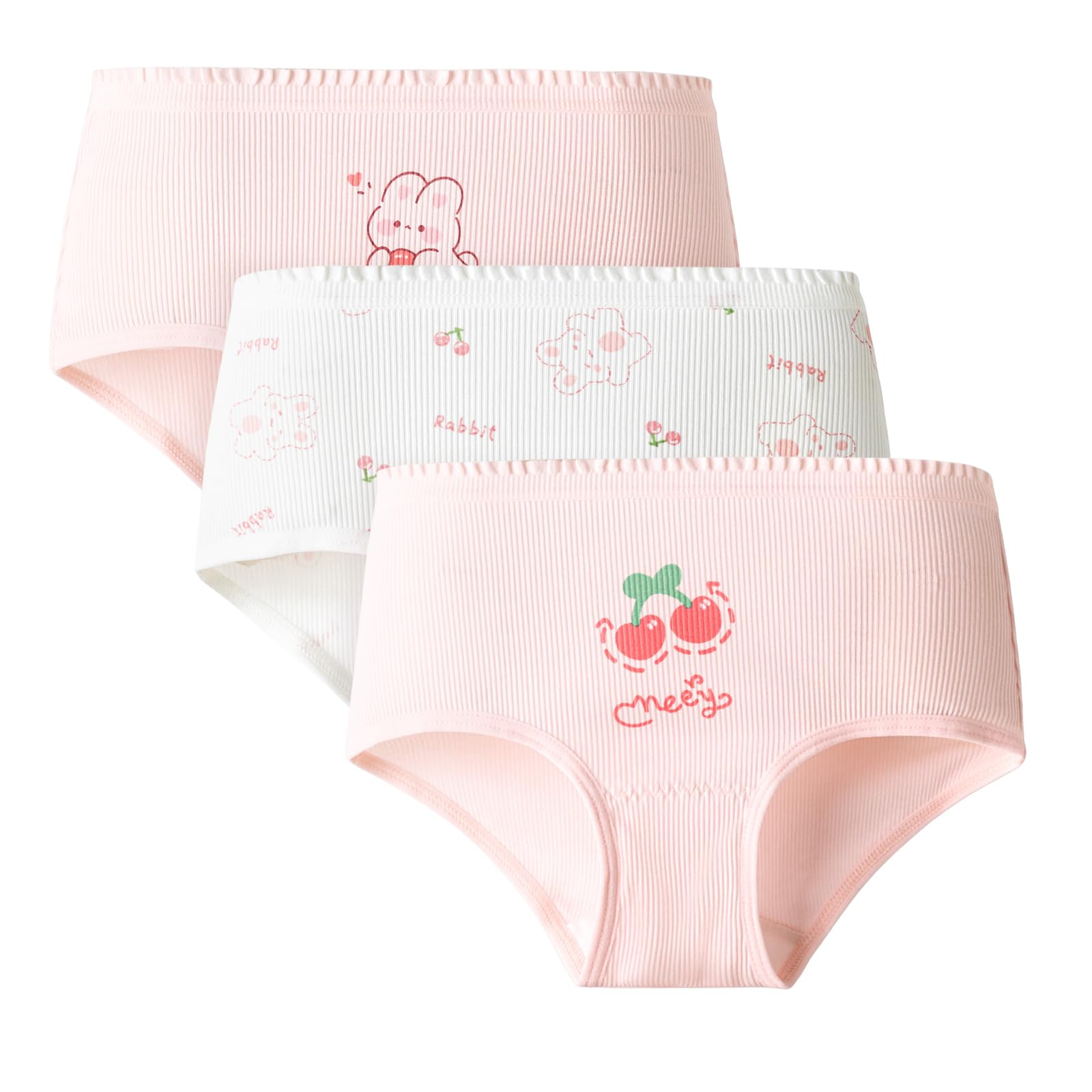 Balabala Girls Underwear Pack Cotton Toddler Girls Panties Cute Comfortable Little Girl Underwear Soft Breathable Panties