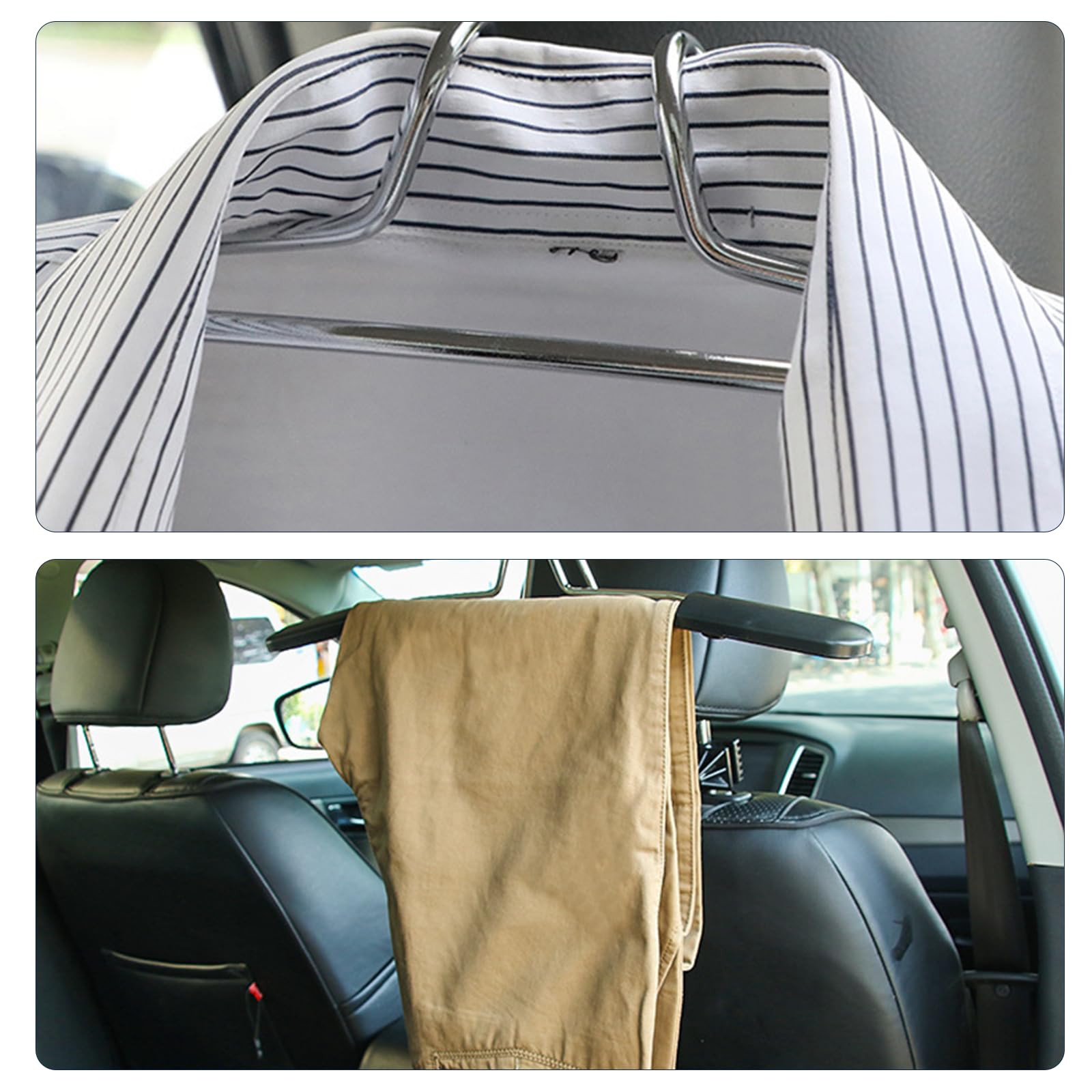 1 Pezzo Gancio Appendiabiti Automobile Appendiabiti per Auto, Appendiabiti per Poggiatesta per Giacche Cappotti Blazer Abiti