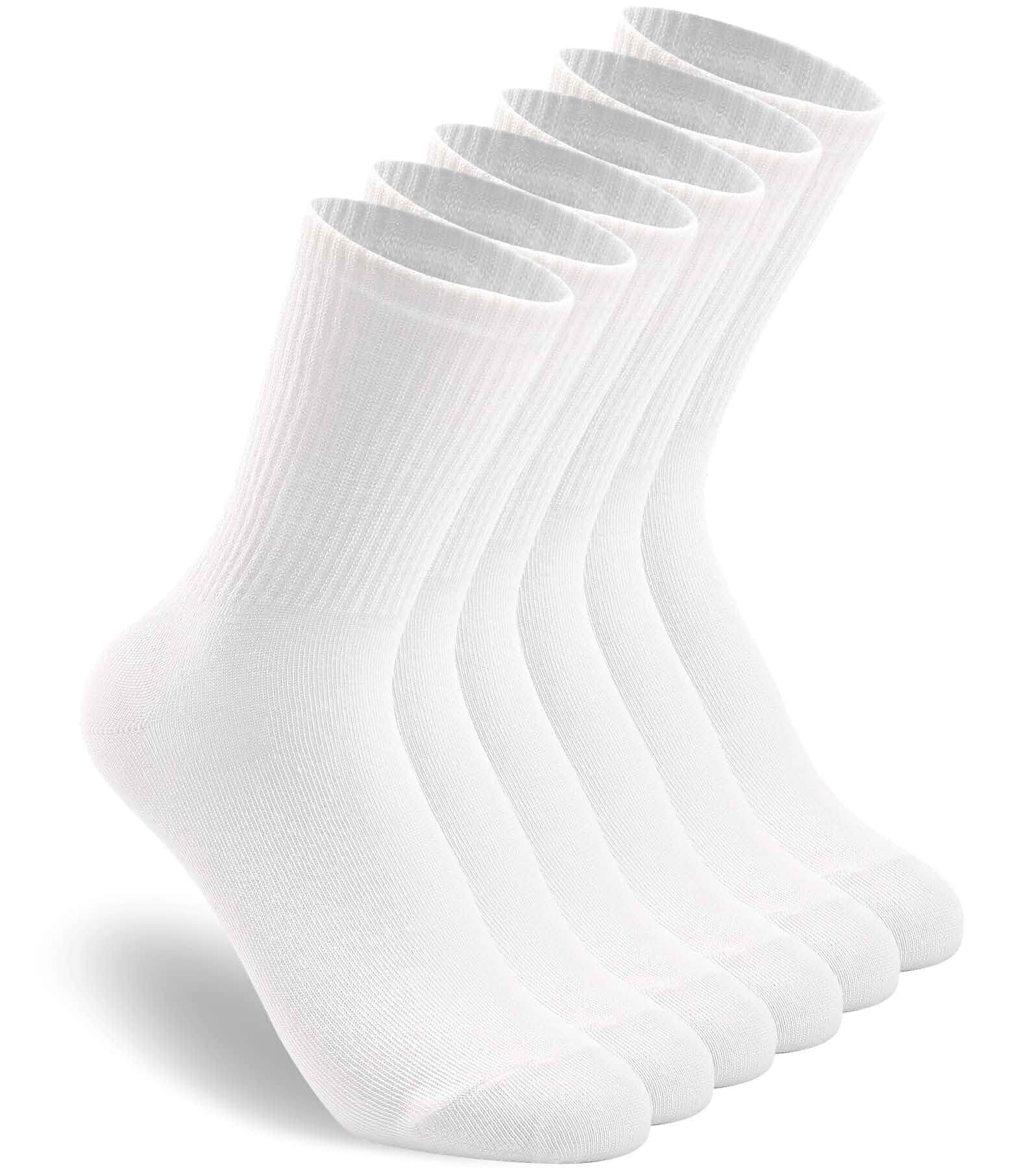 HAVE A TREE 3-12 Pairs Womens Crew Lightweight Thin Calf Socks Size 6-11 Lightweight thin crew calf socks for women, soft breathable comfort, perfect fit, durable everyday wear at great value.