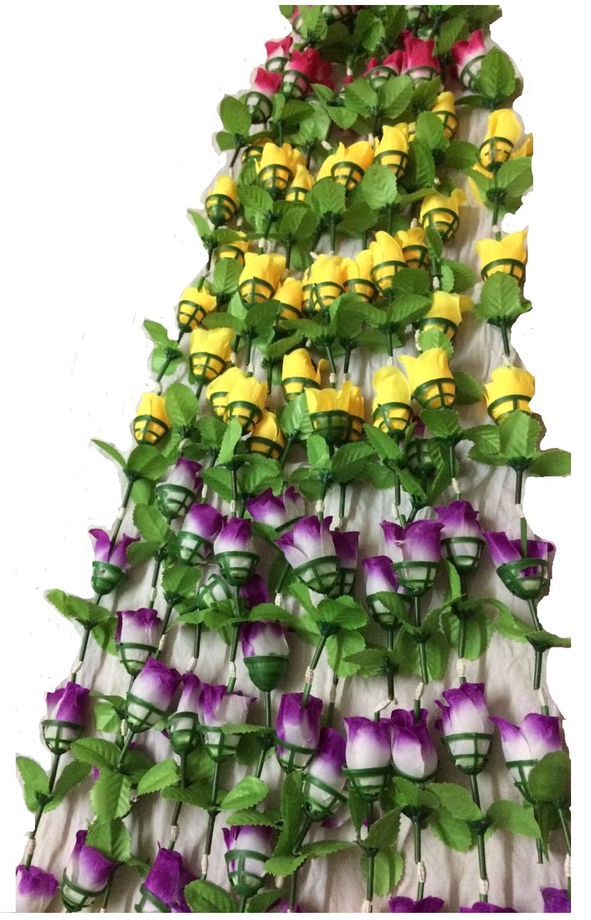 SPHINX ARTIFICIAL ROSES GARLANDS FOR DECORATION - PACK OF 10