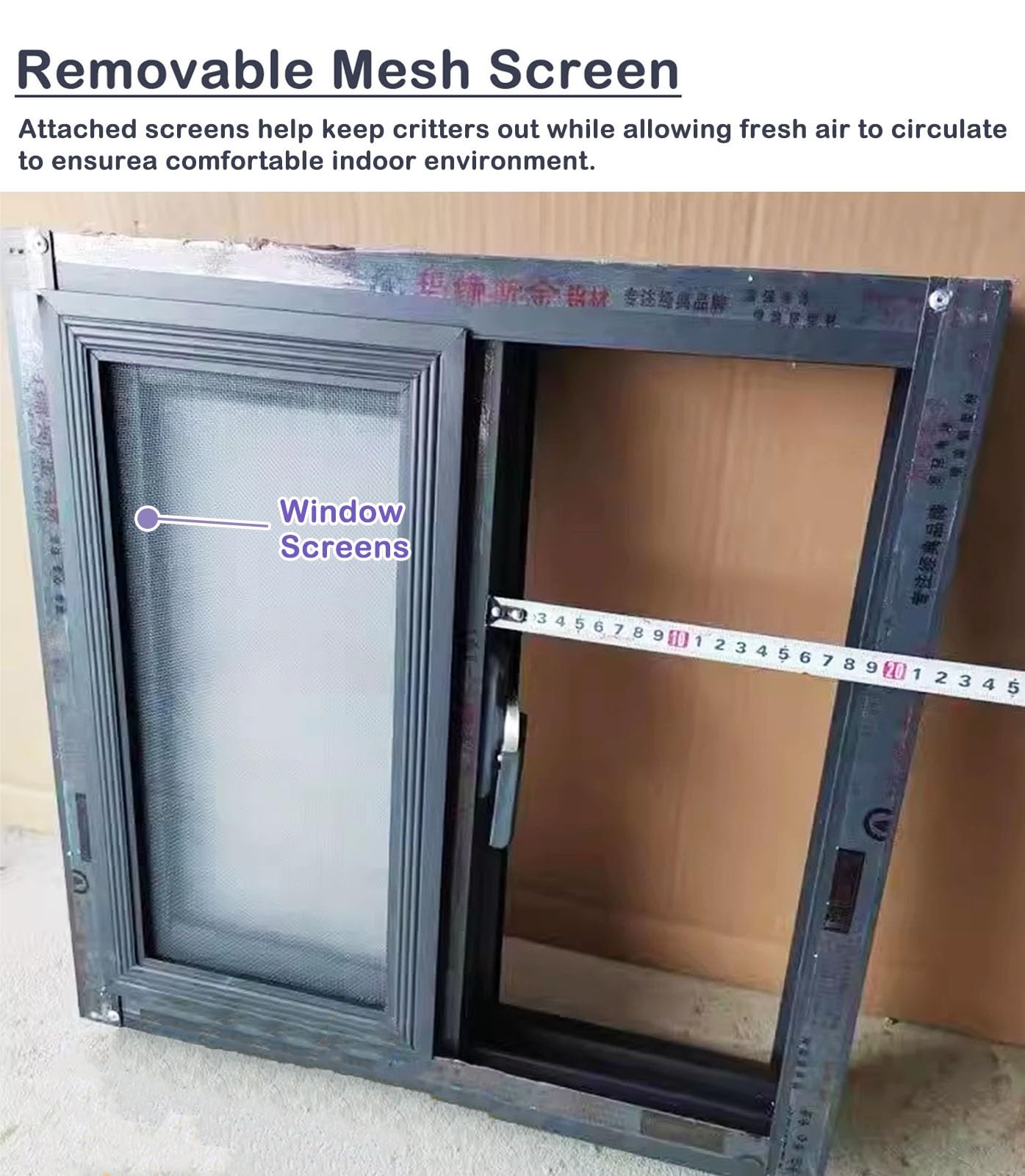 Amazon.co.jp: アルミサッシ窓 枠付き 住宅用スライド窓 幅 50 60 71