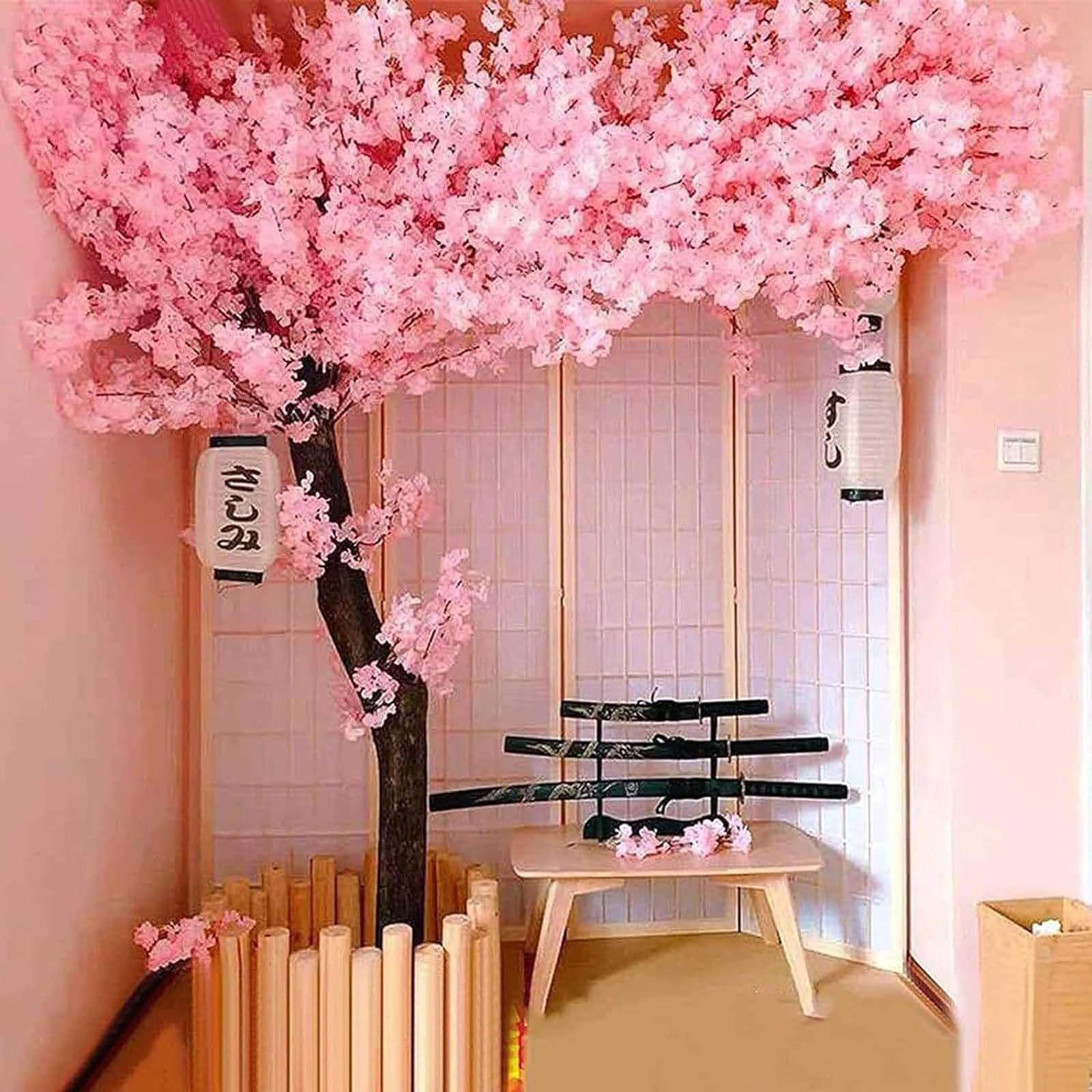 Amazon.com: Artificial Cherry Blossom Tree,Large Simulation Plants
