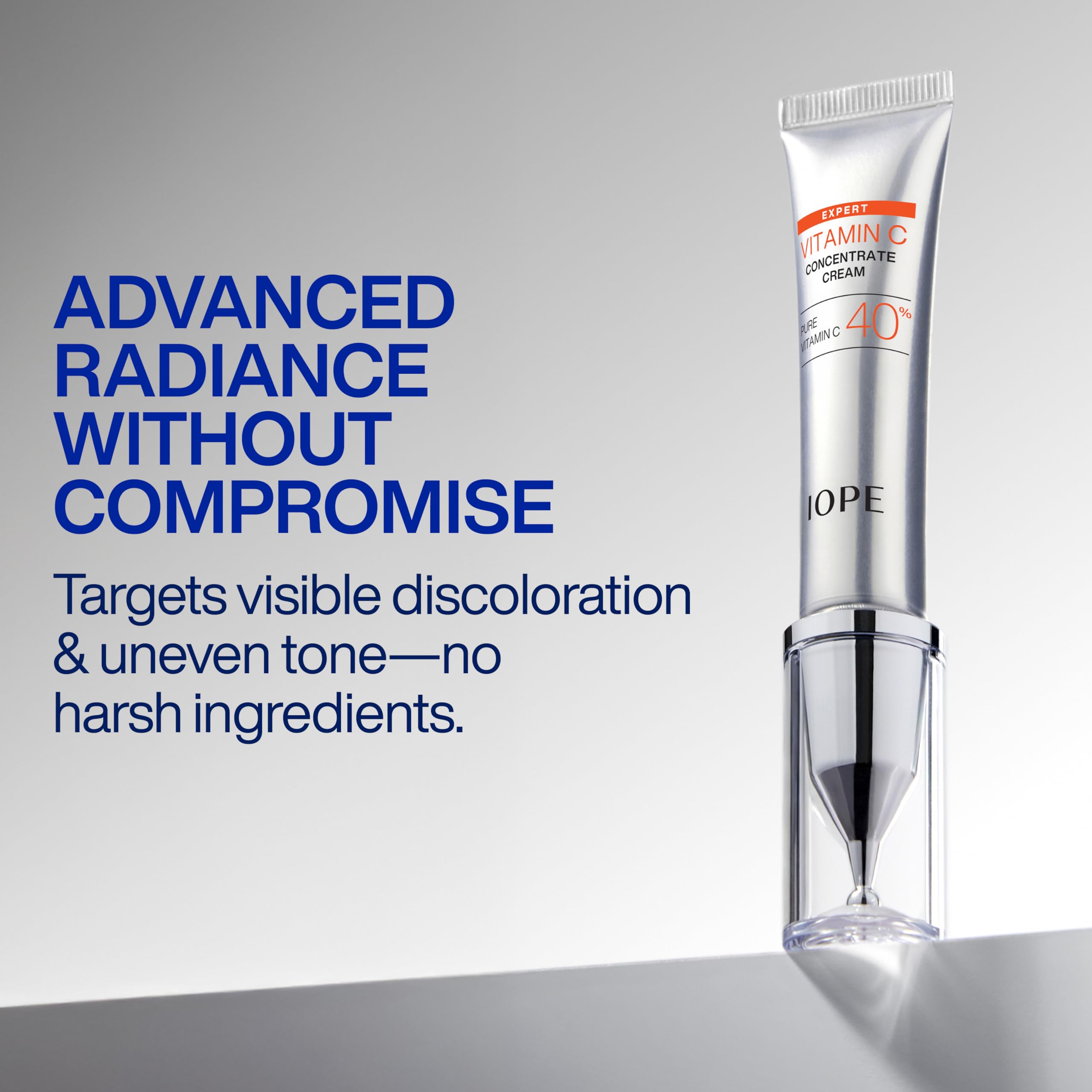 IOPE Expert Vitamin C 40% Concentrate Cream – High Potency Waterless Face Cream - Visibly Improvefs Dark Spots, Evens Tone, and Smooths Fine Lines - 0.67 fl. oz.