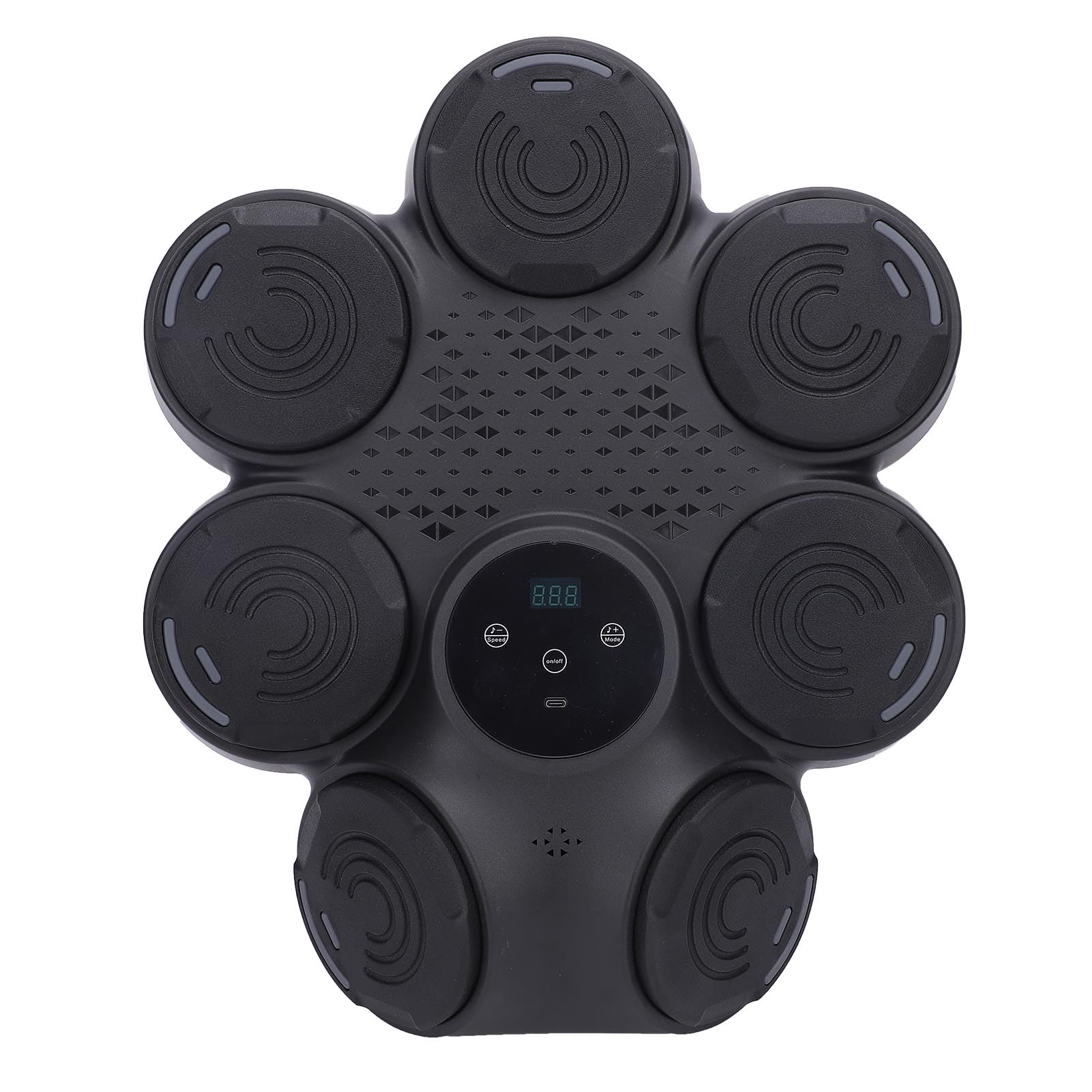 Macchina da Boxe Musicale, Supporto da Parete Interattivo con Macchina da Boxe a 9 Impostazioni di velocità, Attrezzatura per Allenamento di con Feedback Luminoso e Sonoro per Adulti in