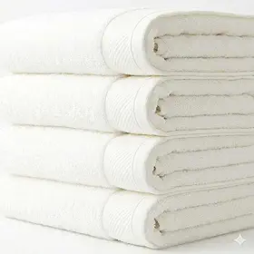 4 Toalhas De Banho Gigante Gramatura 500 G/m² Grossa Felpuda Eleganz (Branco)
