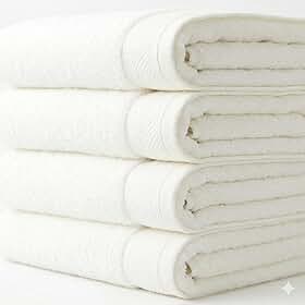 4 Toalhas De Banho Gigante Gramatura 500 G/m² Grossa Felpuda Eleganz (Branco)