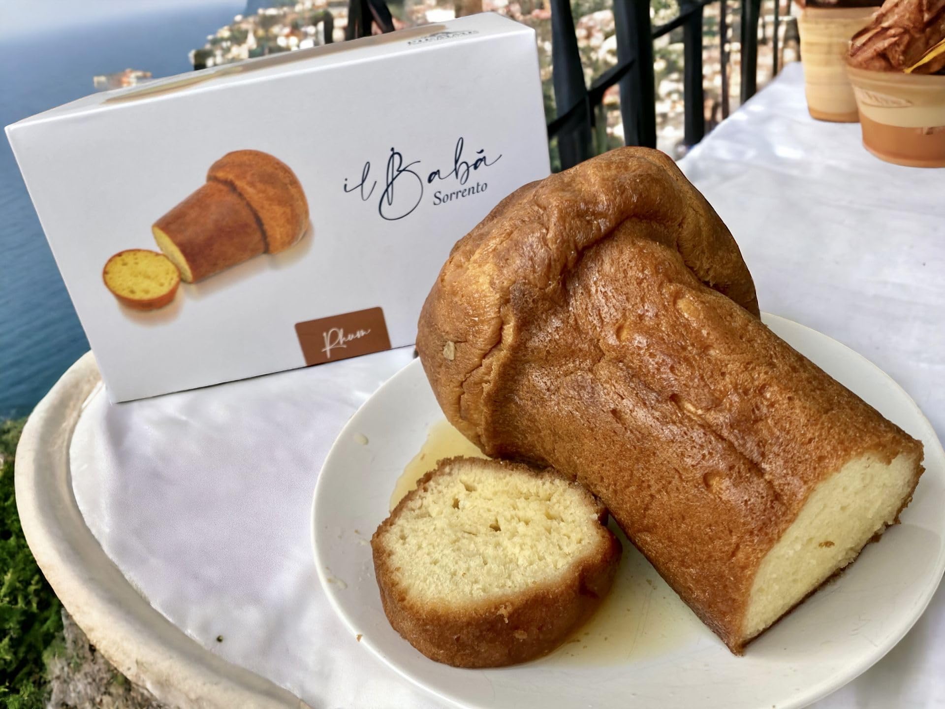 Riesen BABÀ al Rum aus Sorrento 10% Vol. Kuchen eingelegt in Rum 700gr