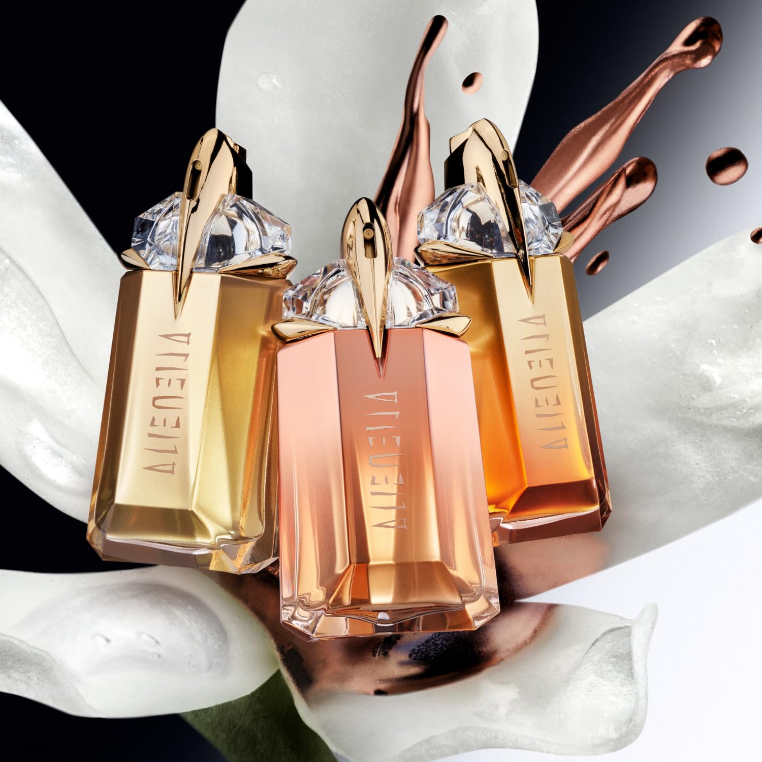 MUGLER Alien Goddess Supra Florale, Eau de Parfum, Profumo Donna, Profumo Floreale e Ambrato, Fiore di Cactus, Elicrisio e Gelsomino, Fragranza Luminosa, Audace, Ultra-Terrena, 60 ml, Ricaricabile