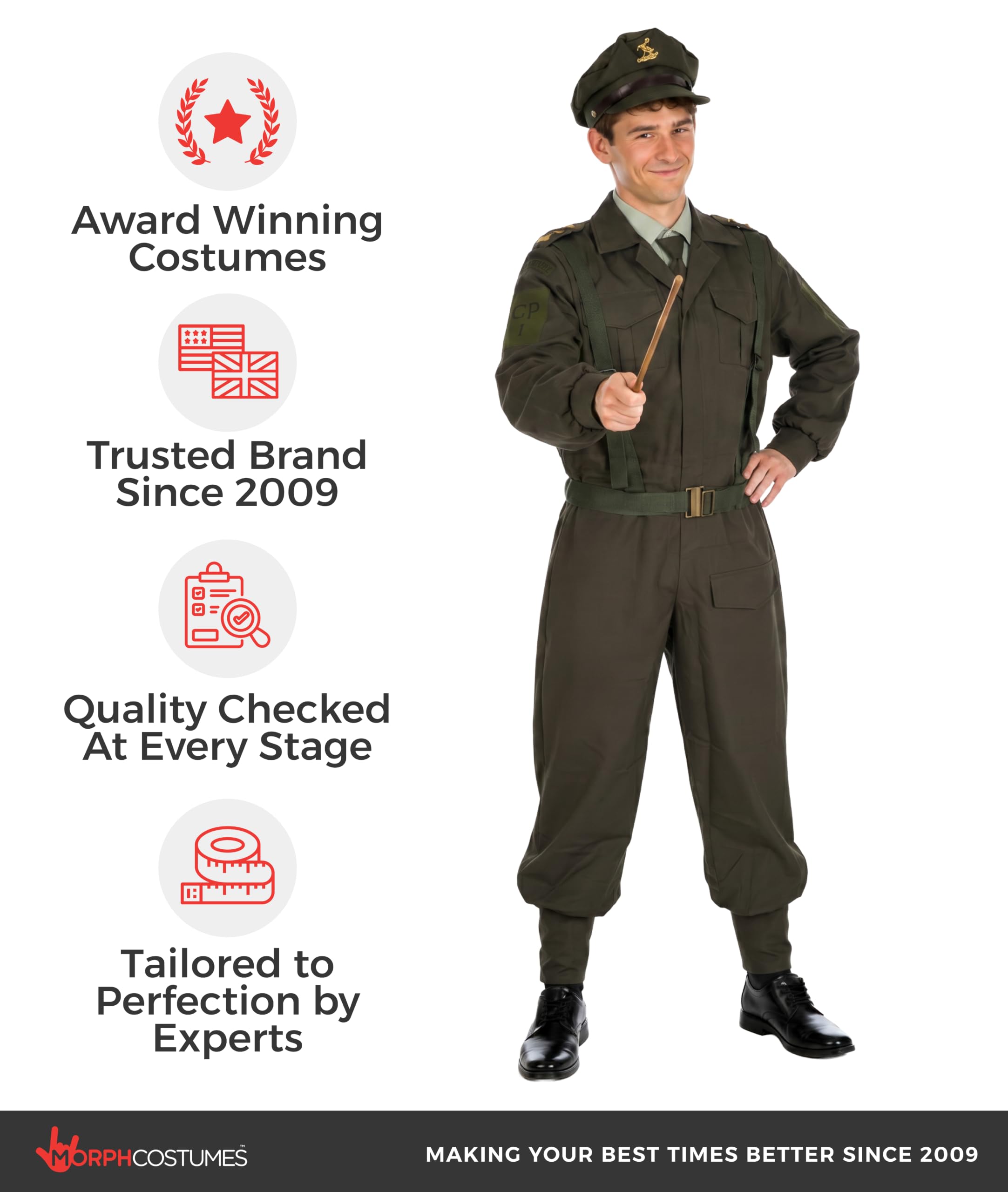 Fun Shack Deguisement Soldat Adulte, Costume Militaire Halloween Homme