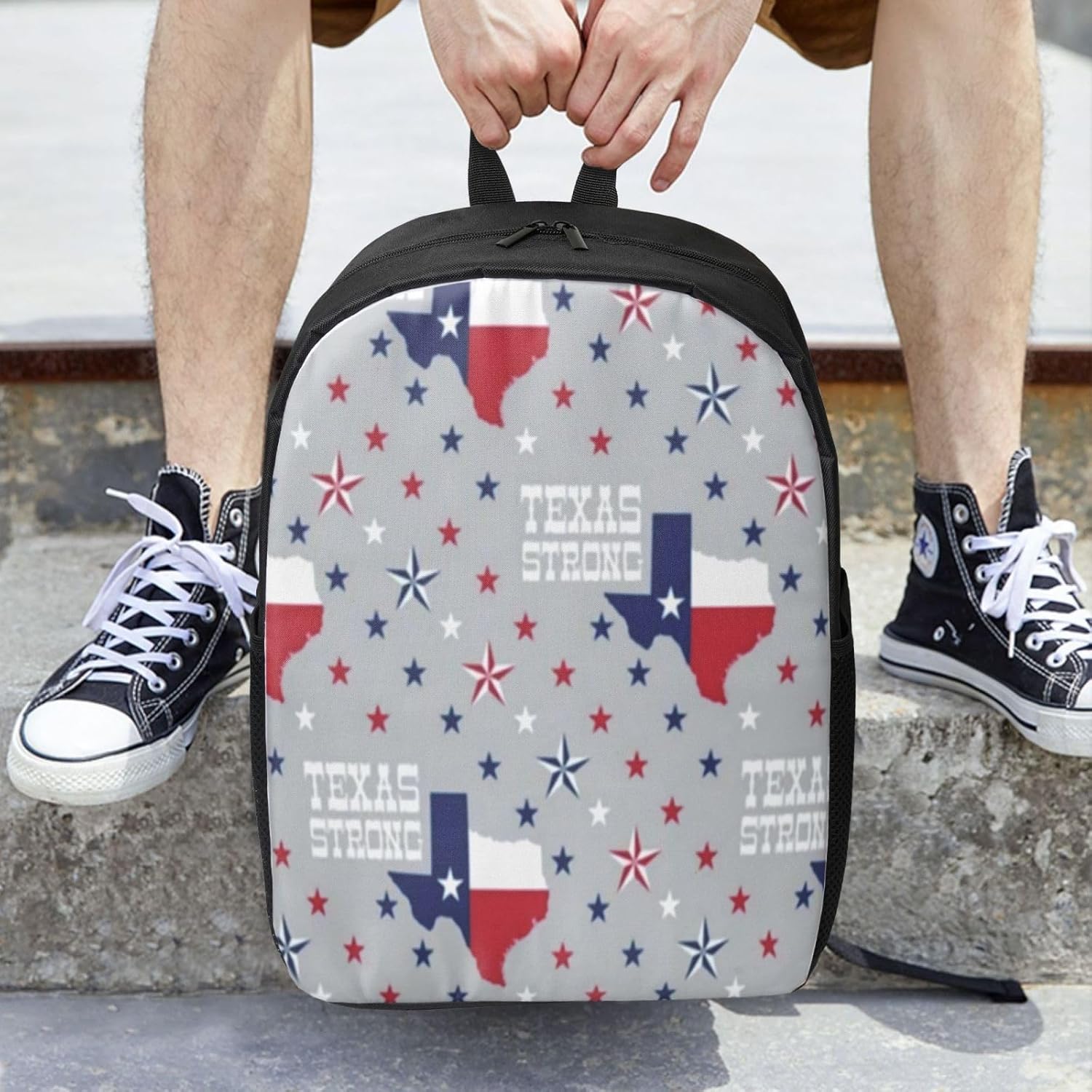 Texas Strong Backpack, 17 Inch Travel Business Laptop Backpack For Women Men