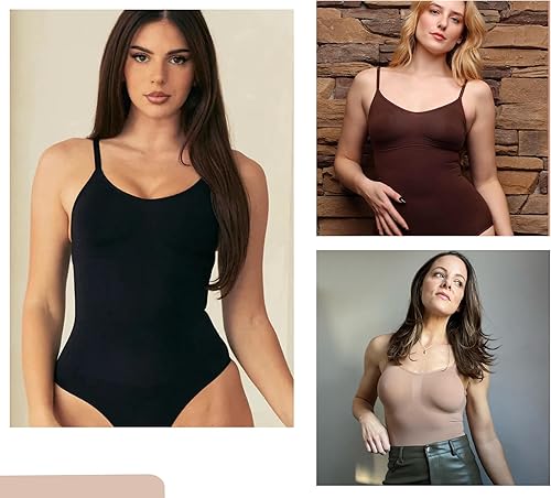 Miniatura 5 de Body sin costuras para mujer con control de abdomen moldeador de cuerpo tanga moldeadora