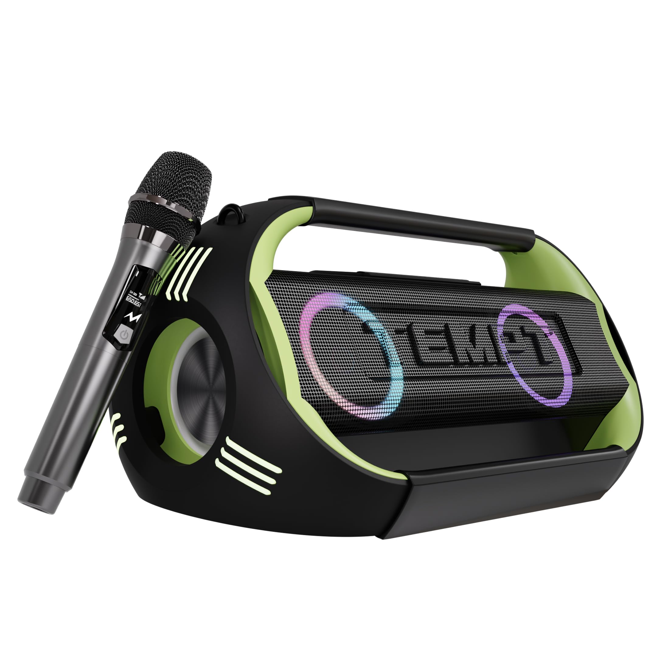 TEMPT Boombuddy 120W | Upto 18Hrs Playtime | 4 Drivers | 3 EQ | 2 Bass Radiator | TWS Pairing with 240W | RGB Light Modes | BT 5.3 Wireless Bluetooth Speaker (Blue)-image-43