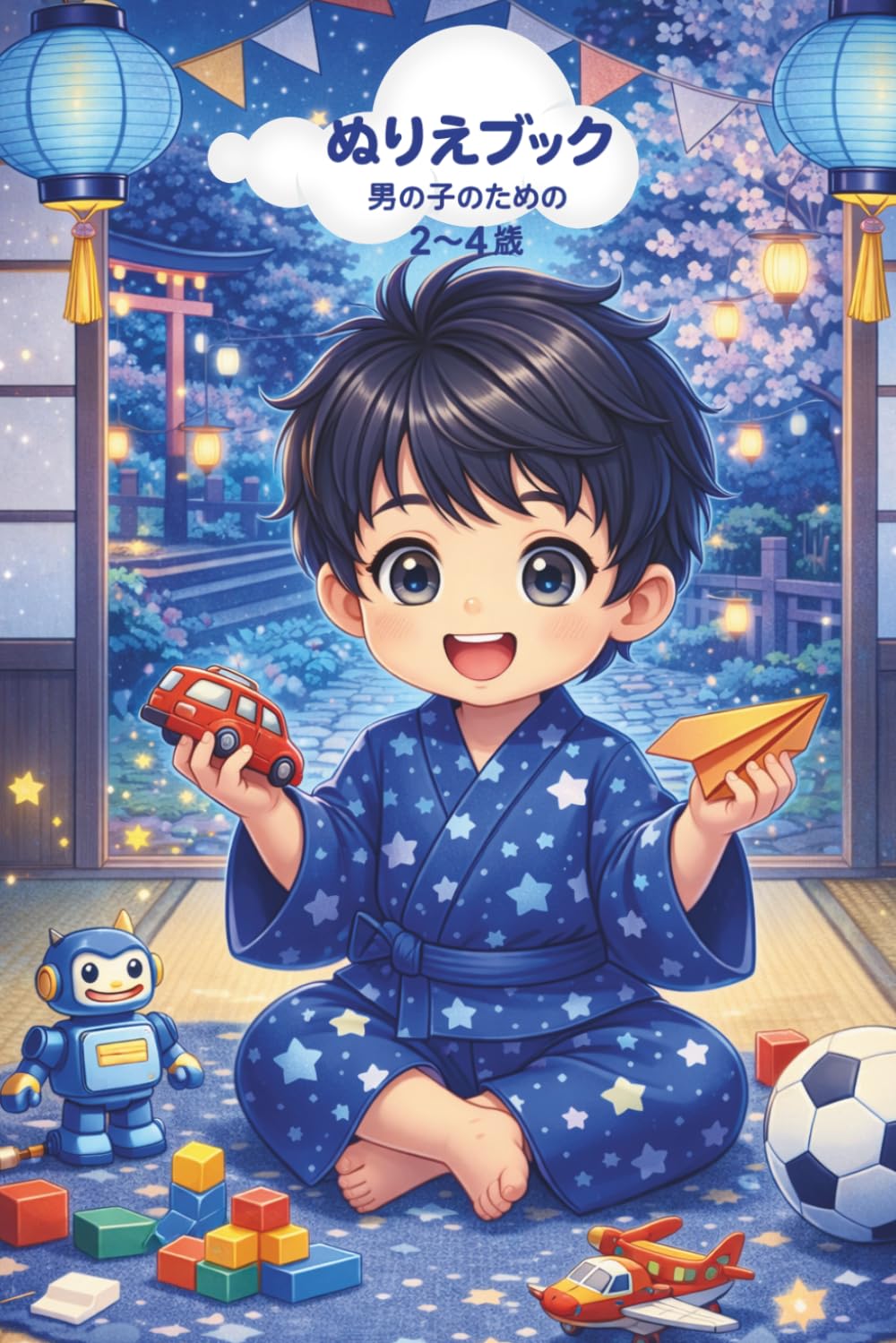 男の子 ぬりえブック
