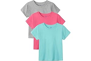 3-Pack Summer T-Shirts for Toddler Girls