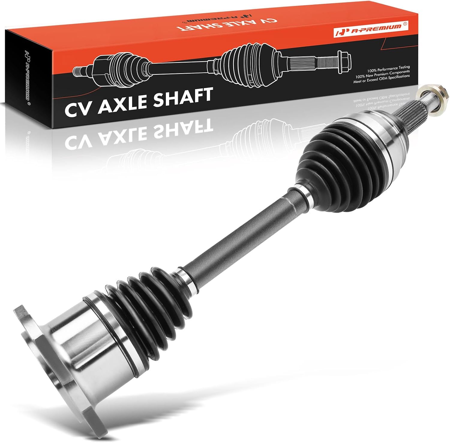 A-Premium CV Axle Shaft Assembly Compatible with Chevy Silverado 1500 07-20 Tahoe Suburban, GMC Sierra 1500 07-20 Yukon, Cadillac Escalade 07-20, 4x4 models, Front Left or Right Side Front Driver or Passenger Side