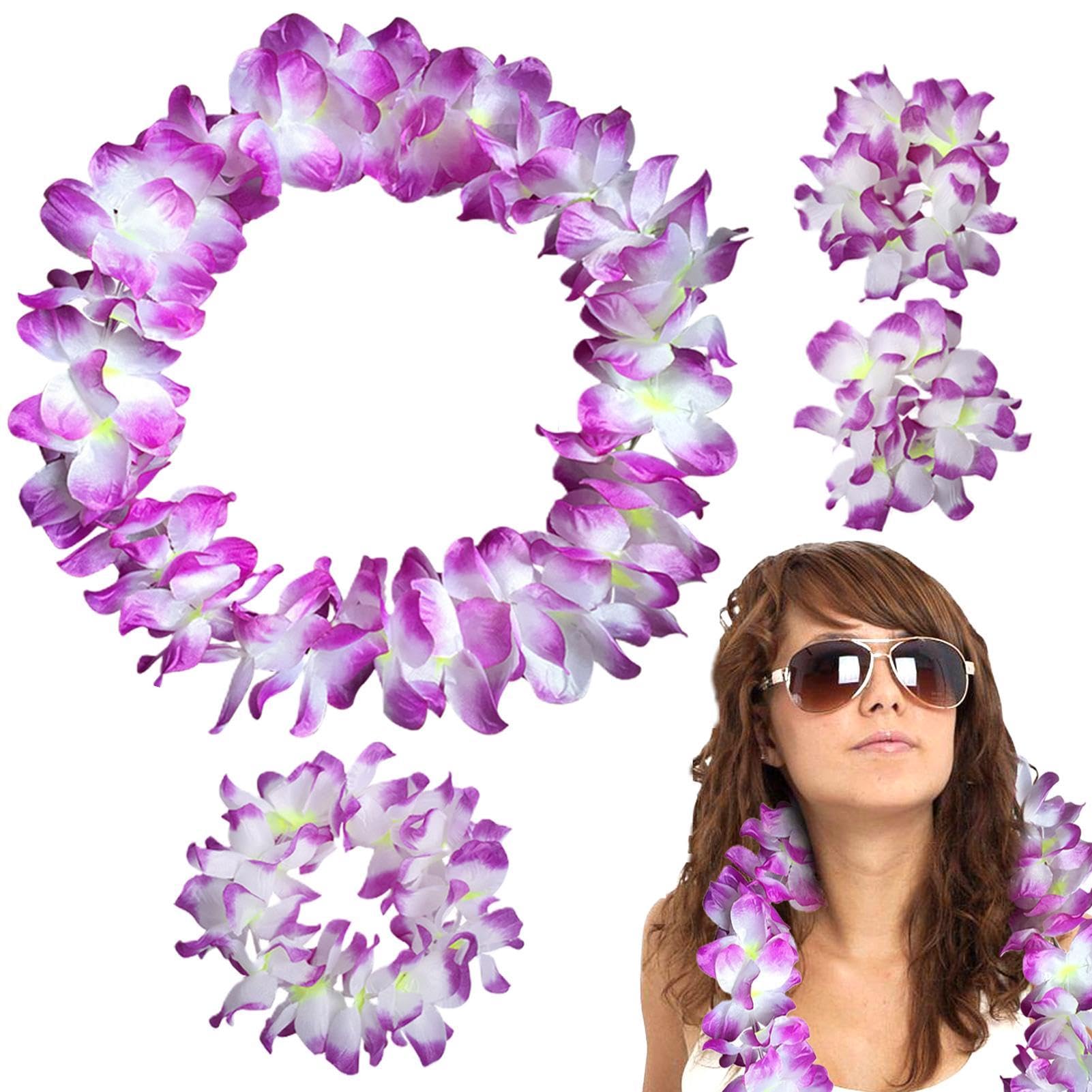 Amazon.co.jp: ハワイアン レイ | 造花トロピカル フラワー レイ