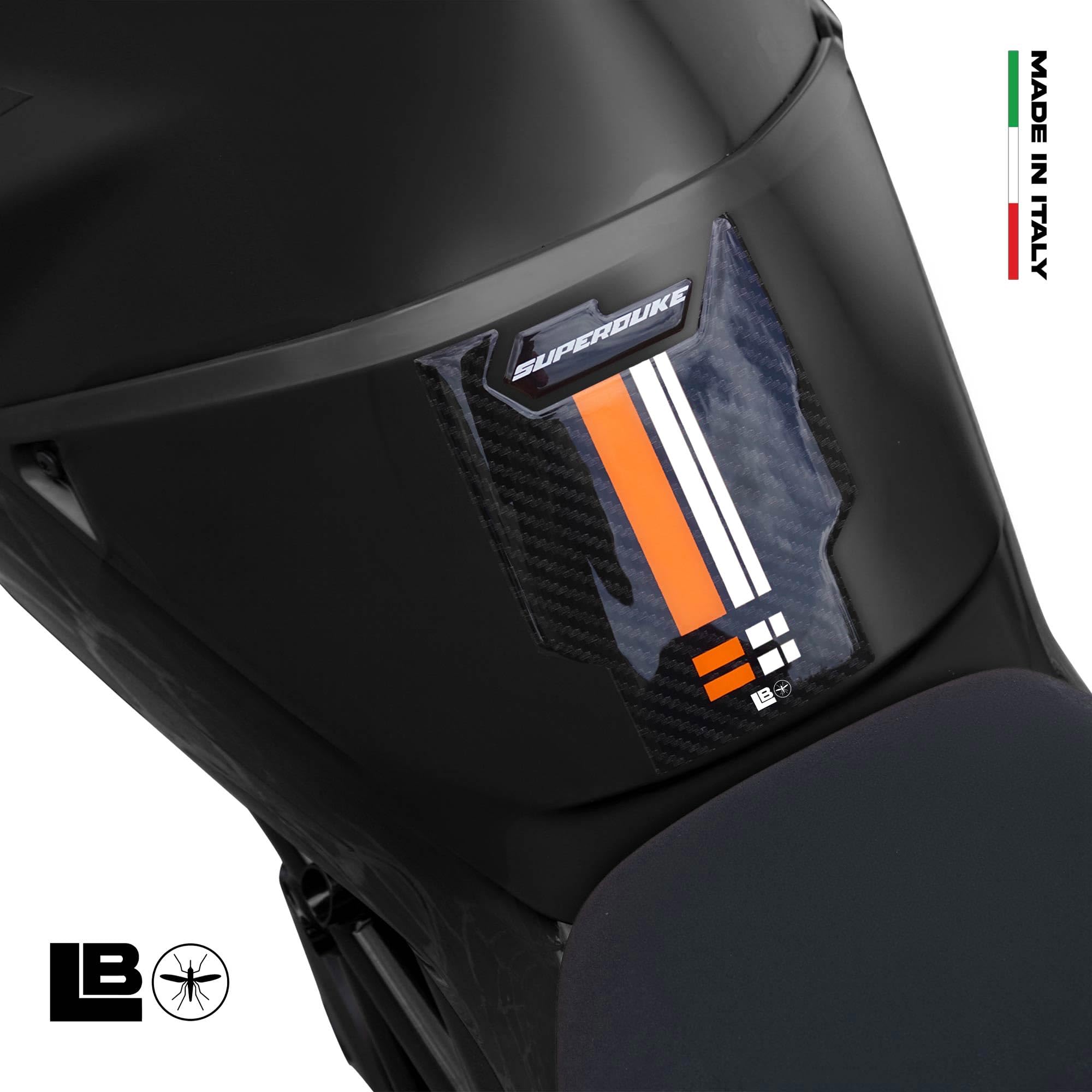 Labelbike - Autocollants 3D Pour Décorations Et Protections Latérales Moto Compatibles Avec KTM 1390 Super Duke R 2024 - Couleur Orange