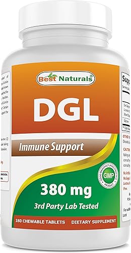 Best Naturals DGL Masticable 380 mg 180 comprimidos