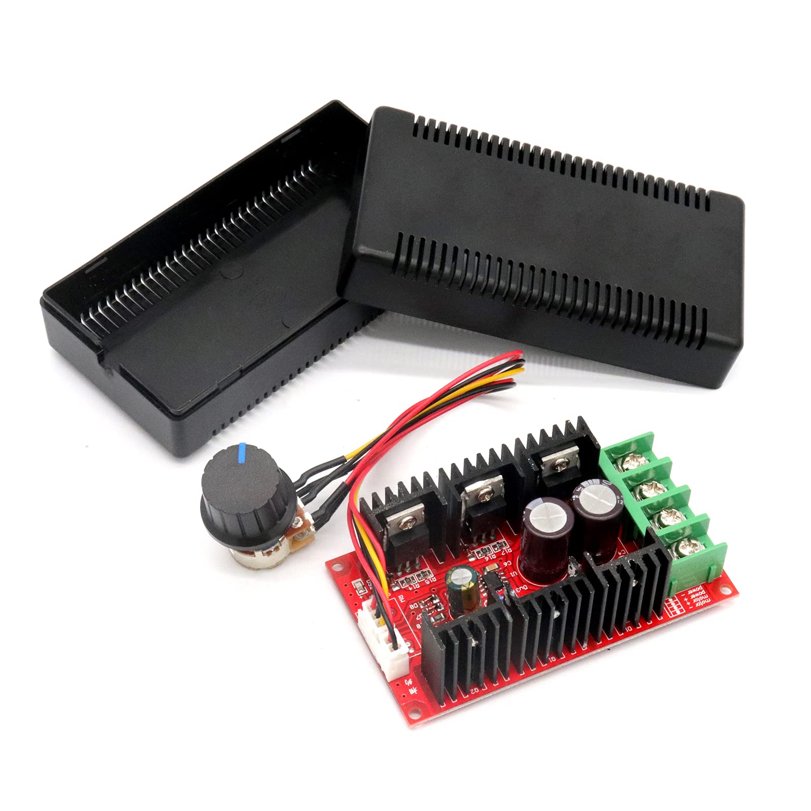 Régulateur Vitesse Moteur CC PWM 10-50V 40A 2000W Max - Pour Outils Électriques, Modélisme, Drones, Automatisation - Contrôle Précis