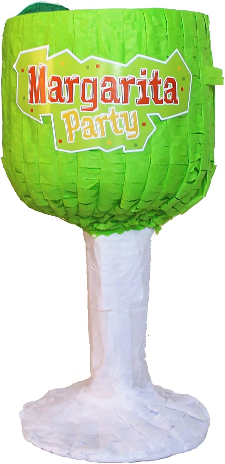 Aztec Imports, Inc.Fiesta Margarita Pinata - Paper, 17 x 7 inches, 3 lbs capacity, Cinco De Mayo Party Game