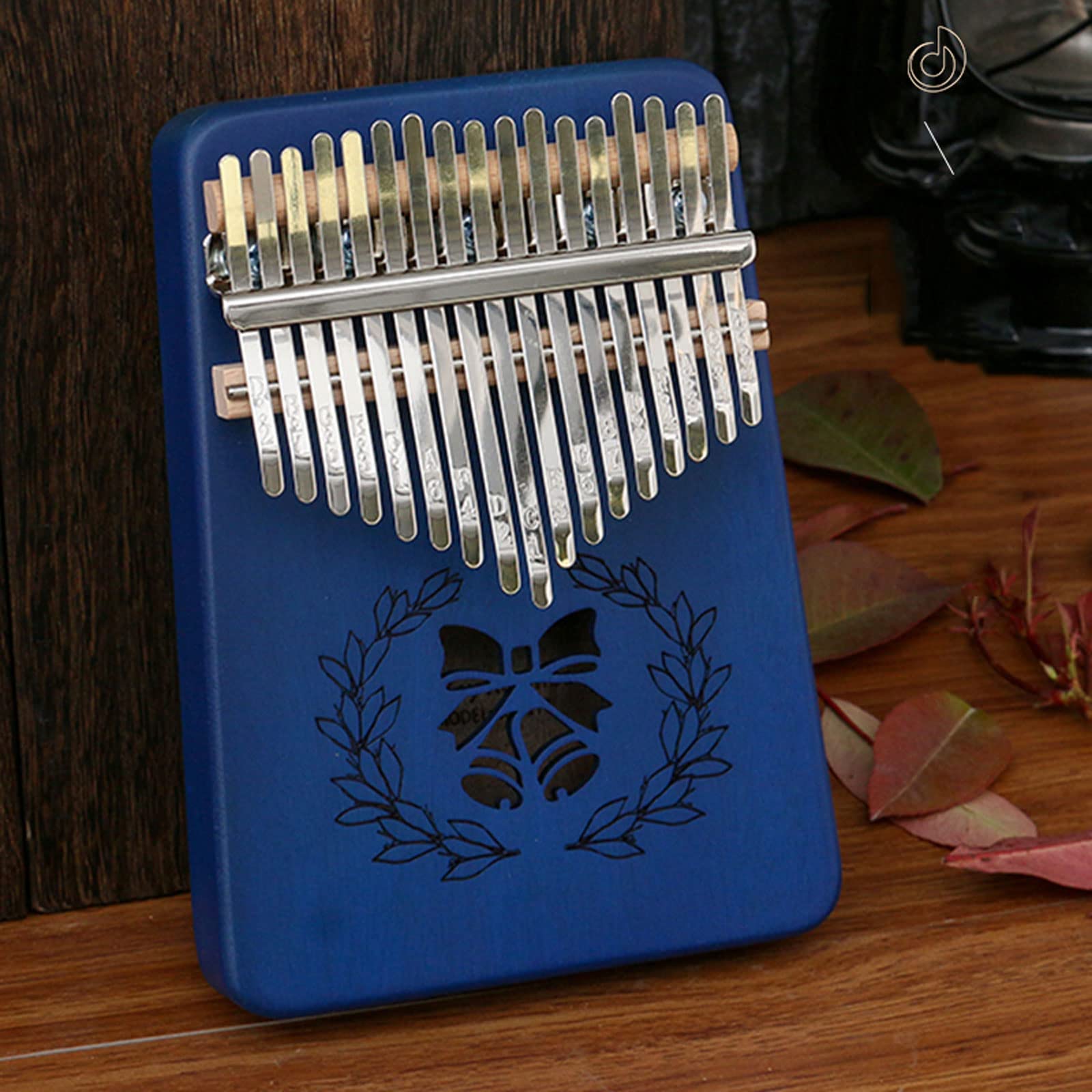 Suono Squisito Strumento Musicale per Pianoforte a 17 Tasti con Incisione a Forma di Campana, Strumento Musicale in Legno per Principianti, 2 Colori Facile da Giocare