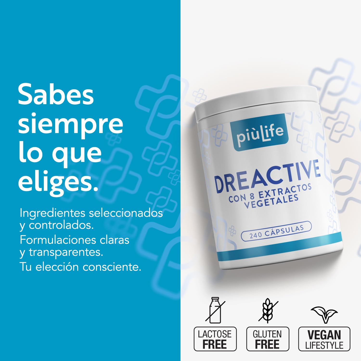 Detox Depurativo, Drenante Retencion De Liquidos 240 Cápsulas PiùLife, Diuretico Con Extractos Vegetales Bromelina, Centella Asiatica, Abedul, Ortosifón, Diente de León, Pilosella, Cardo Mariano