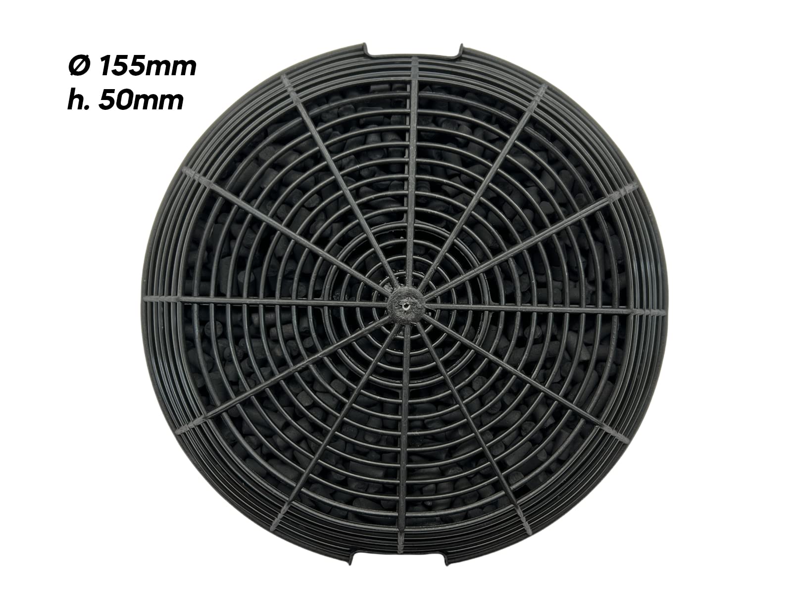 Filtro Antiodore A Carboni Attivi Per Cappa Marel Shop – Diametro 233 Mm Type 28, Per Elica Elisummer/Totem