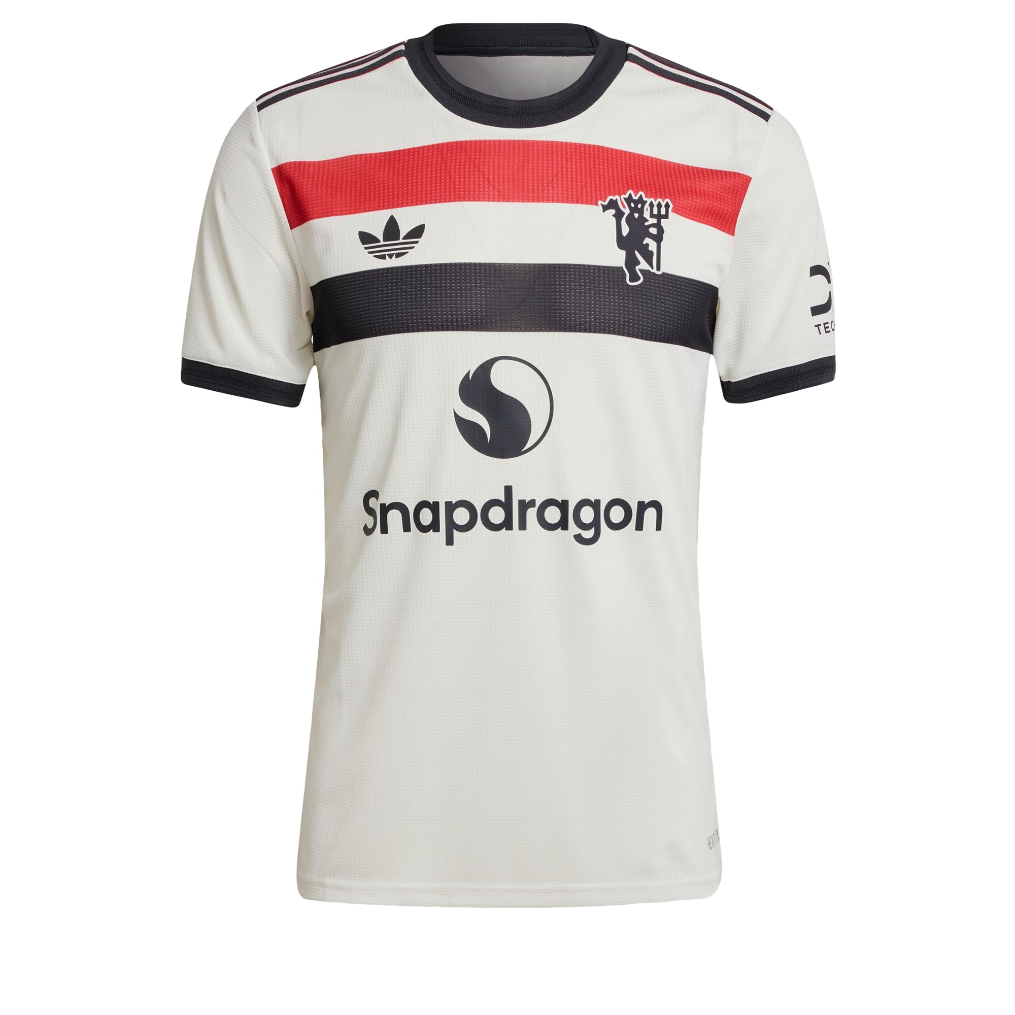 Adidas Men's Off White Manchester United 24/25 Third Authentic Asia Sizing 'White Red' Iy7814