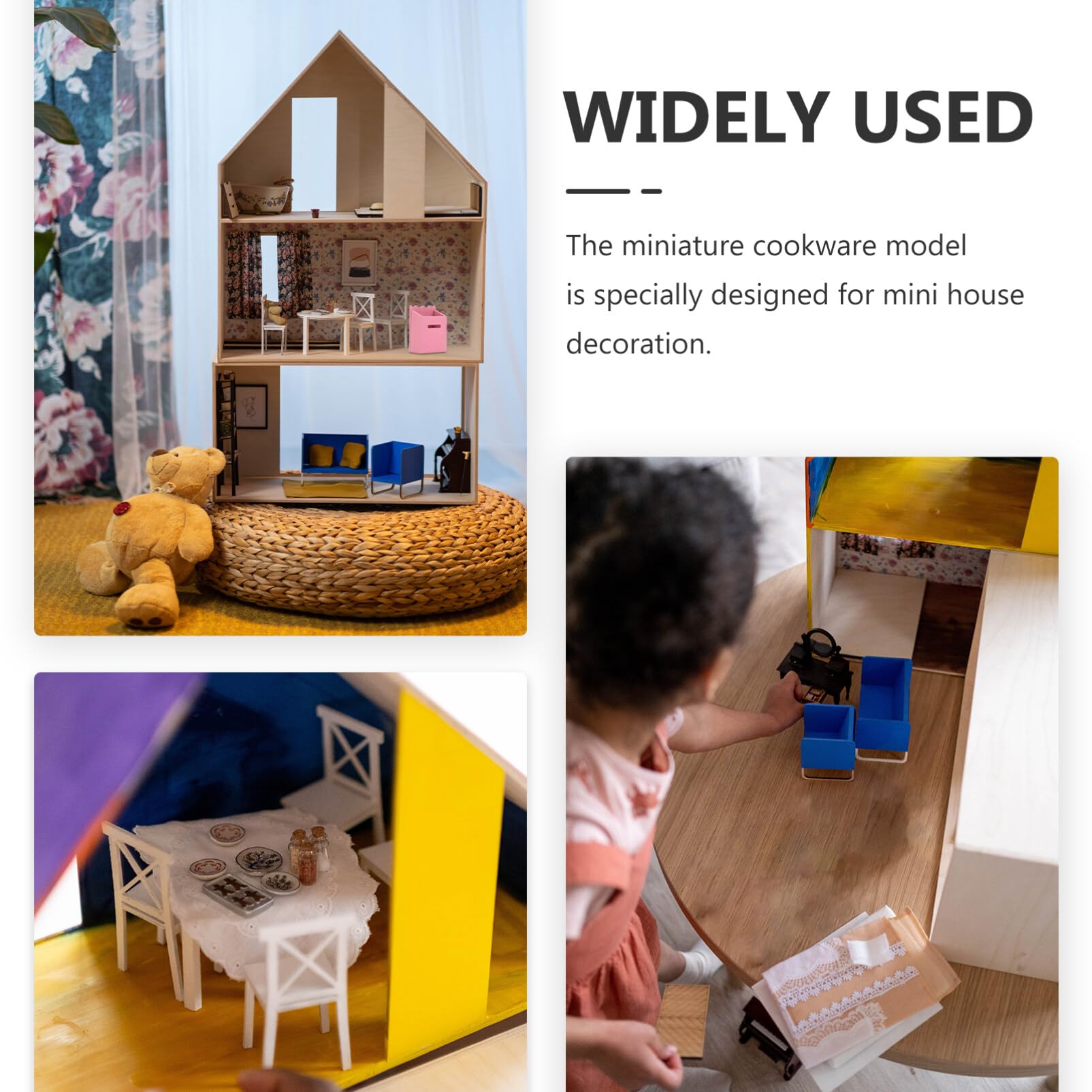 Amazon | Toyvian ドールハウス7米7炊飯器7ミニチュア7電気7ケトル7  