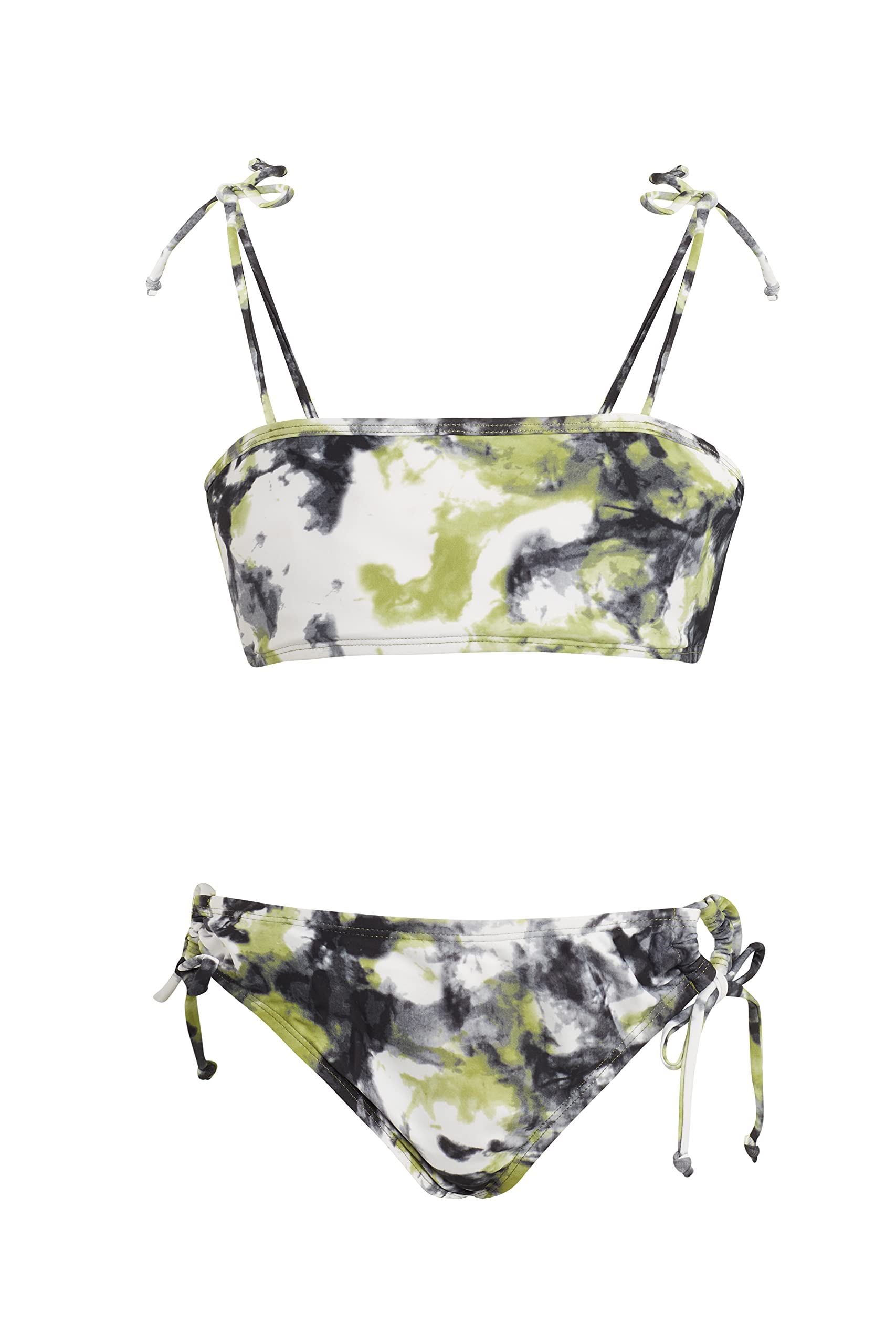 Kanu Surf Girls' Groovy Beach Sport Bandeau Bikini 2-Piece Swimsuit