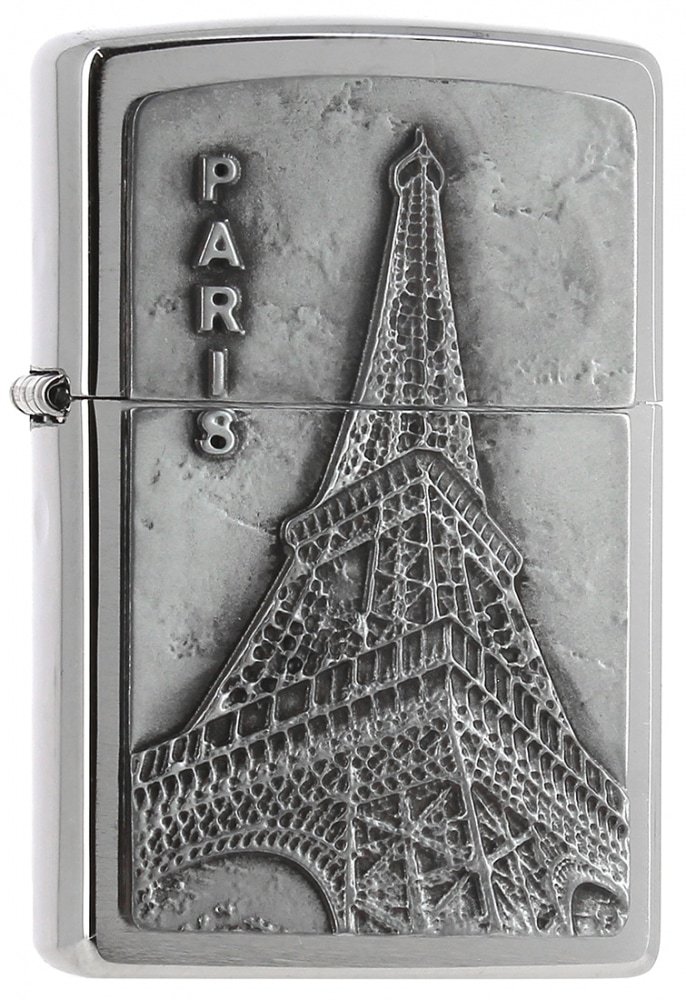 Zippo Briquet Tour Eiffel le souvenir de Paris idéal à offrir en coffret