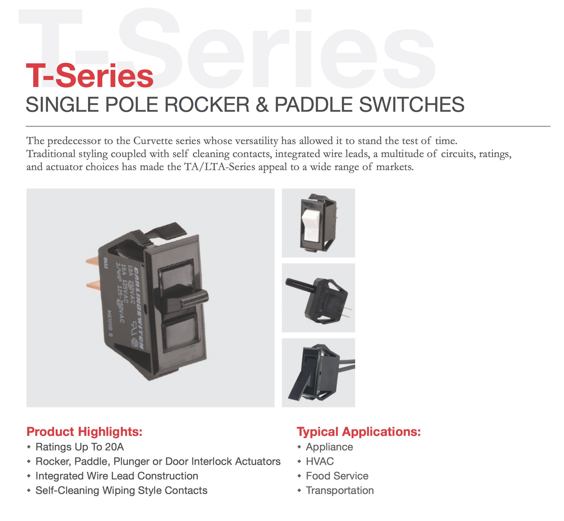 Amazon.com: Carling Technologies Rocker Switches TA201-TB-B,(PACK OF 2)  SPST ON-NONE-OFF BLK : Industrial & Scientific