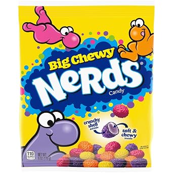 Nerds Big Chewy Candy, 6 Ounce, Pack of 8