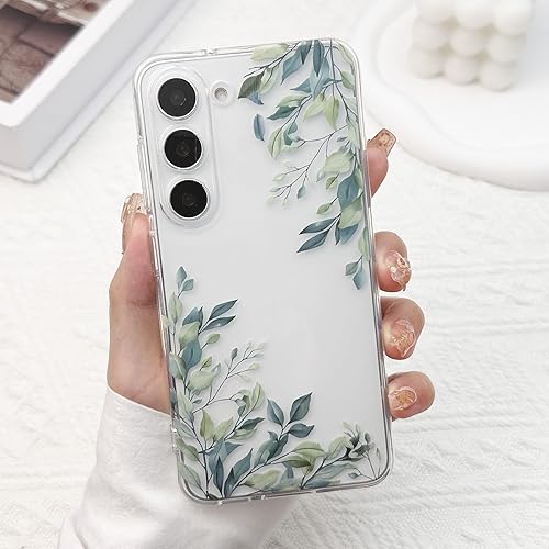 Miniatura 57 de para Funda de Samsung Galaxy S23, Funda Floral de Flores Lindas con Patrón de Lavanda Transparente y Estética para Mujeres y Niñas, Funda Lavanda