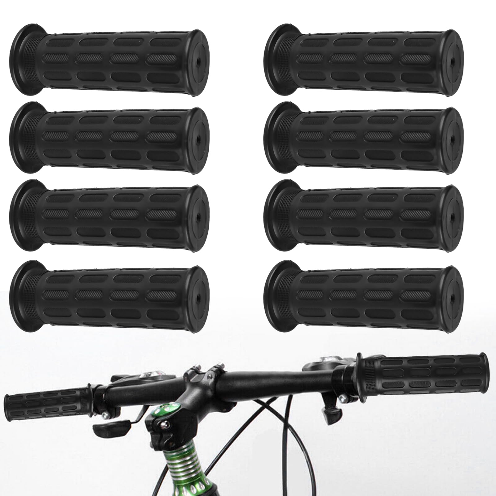 ZWEquipint Schubkarren Griffe - 2er Set Rutschfeste Gummigriffe 30mm Innendurchmesser (122x32mm)