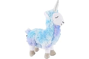 Fringe Studio Cool Blues Llamacorn Plush Dog Toy