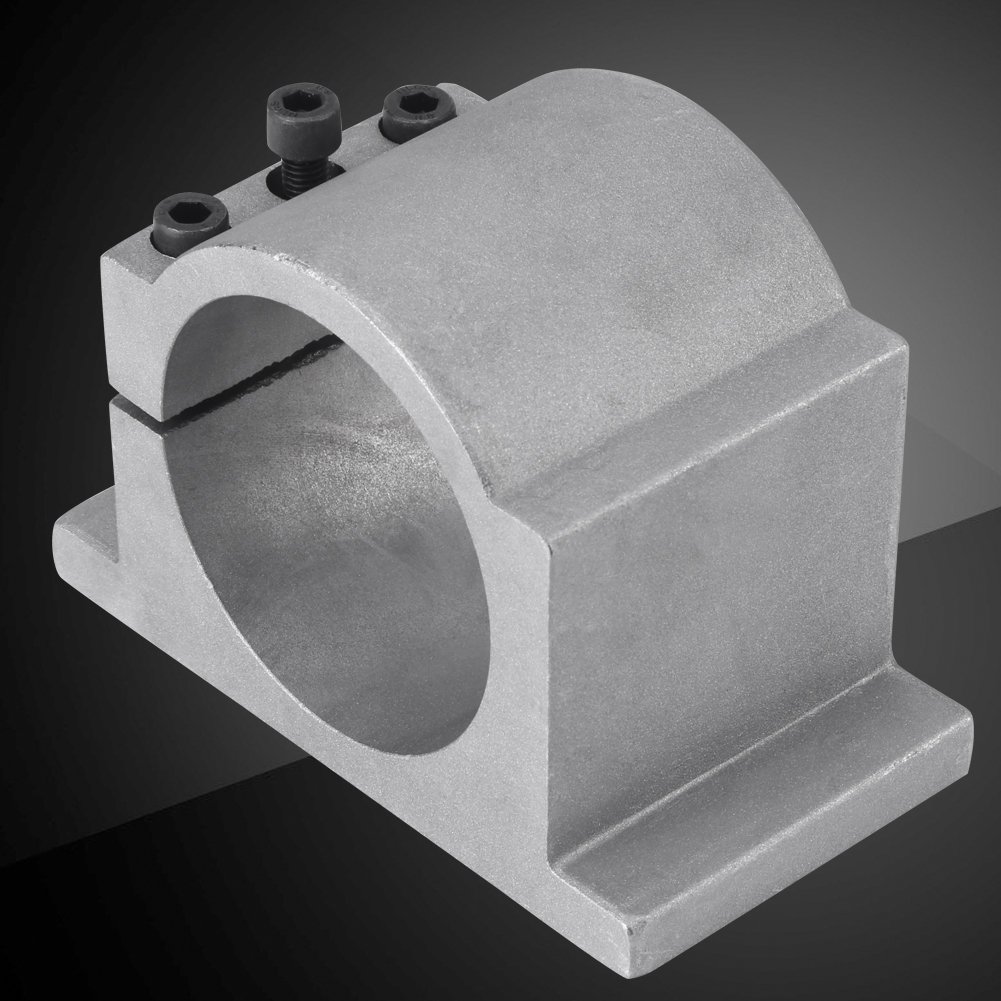 80mm/100mm Średnica mocowania wrzeciona Aluminiowy uchwyt do montażu silnika wrzeciona CNC Zacisk ze śrubami(100mm)